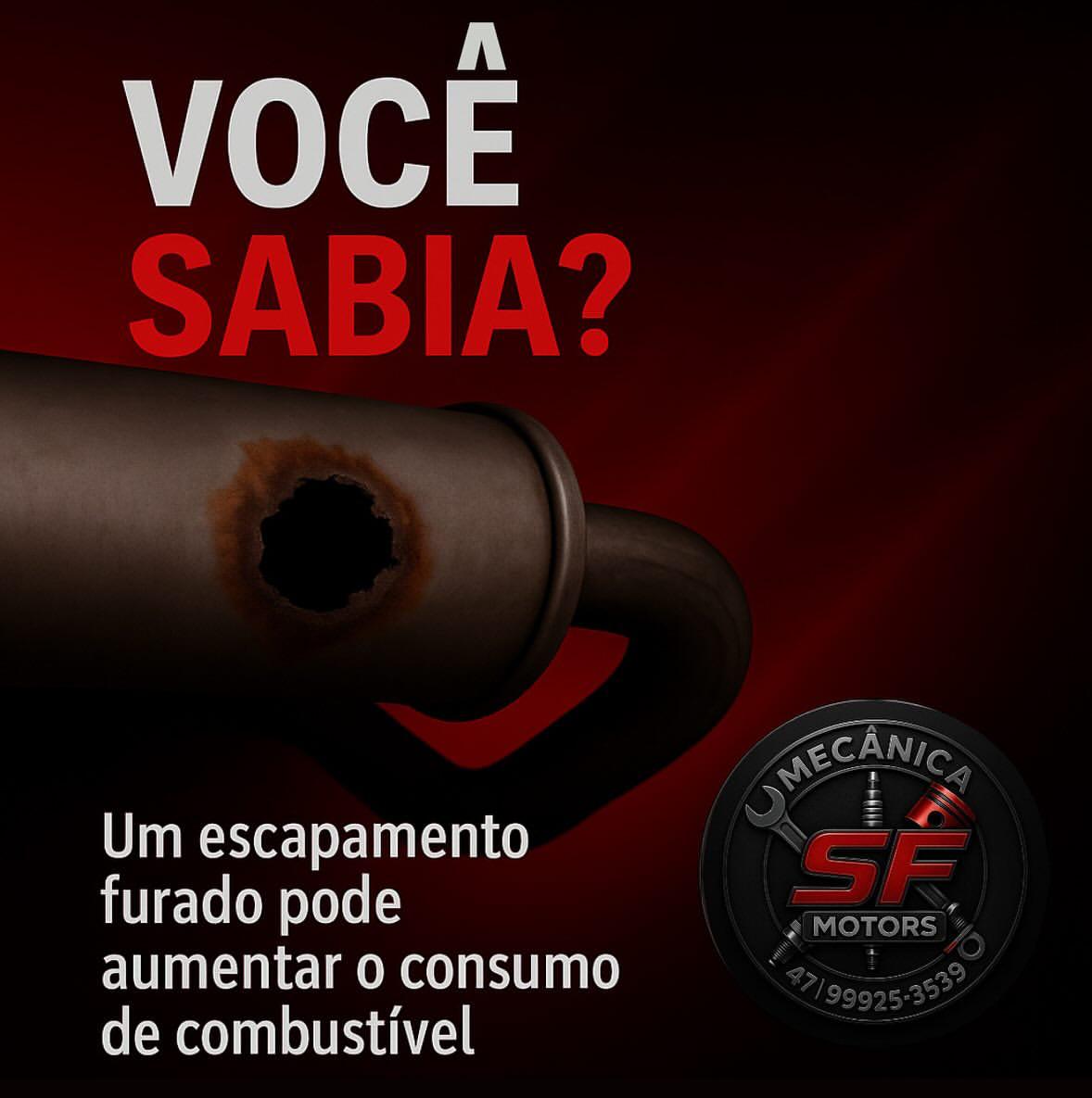 Oficina SF Motors com carros em manutenção – São Francisco do Sul