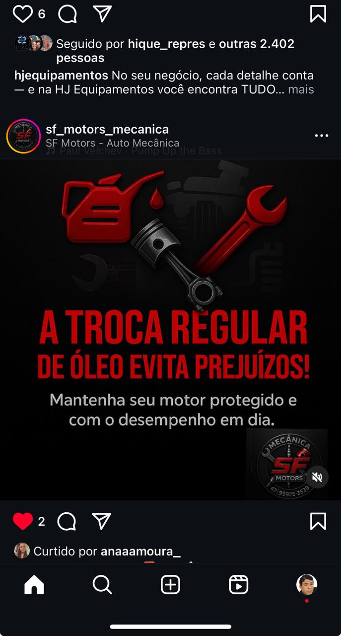 Troca de Óleo